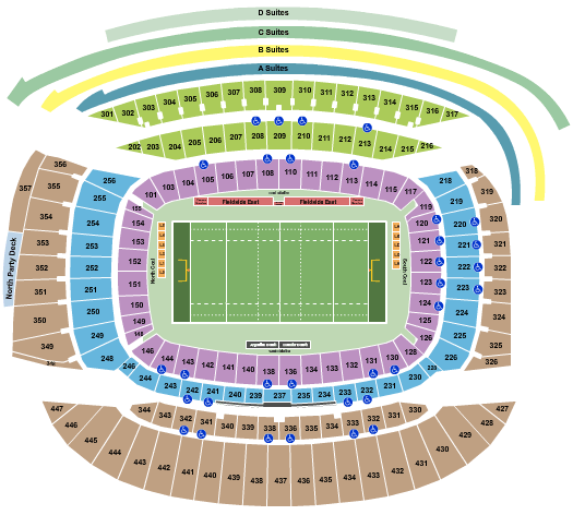 Soldier Field Ireland Seating Chart